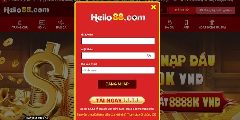 Đăng Nhập Tài Khoản